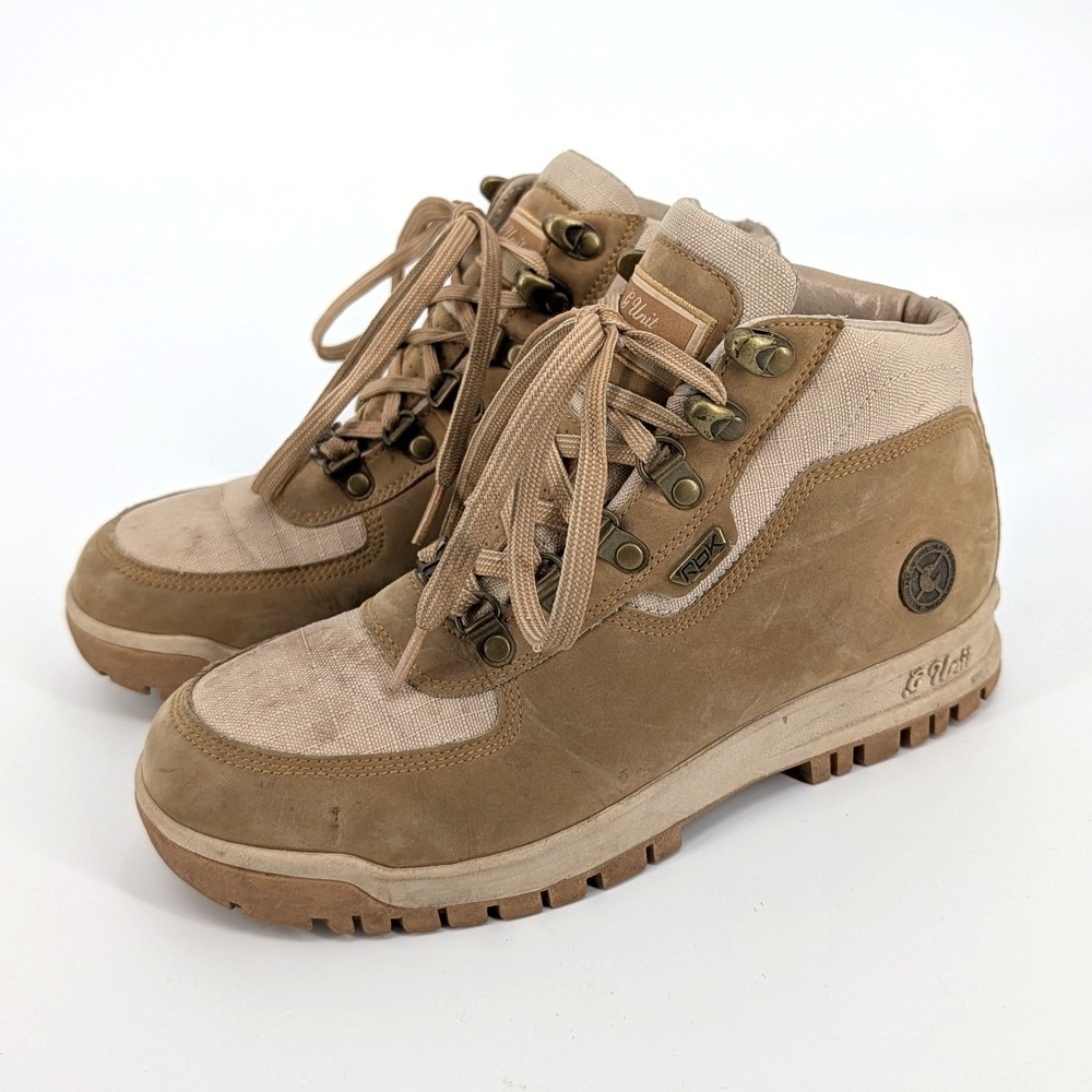 Reebok G-Unit G6‎ Tan Wheat Mid Top Boots Womens Size 6.5 RB 406 FLU 50 Cent